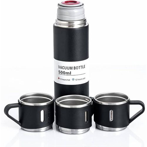 ترموس حراري مع 3 اكواب