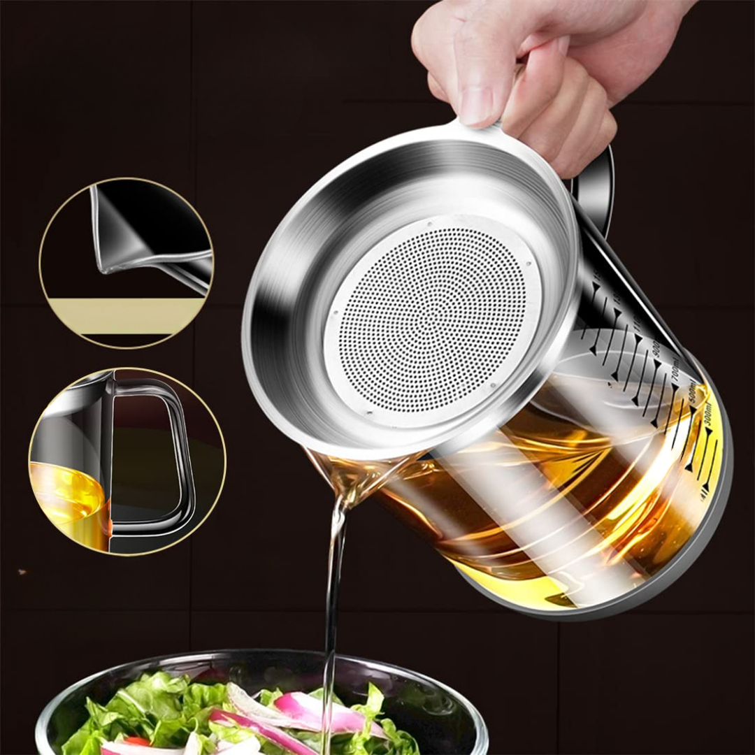 وعاء و صفاية زيت