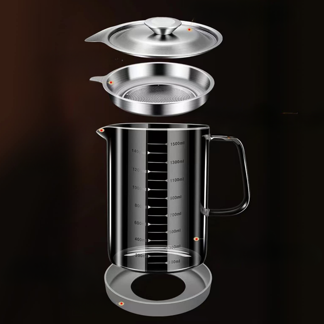 وعاء و صفاية زيت