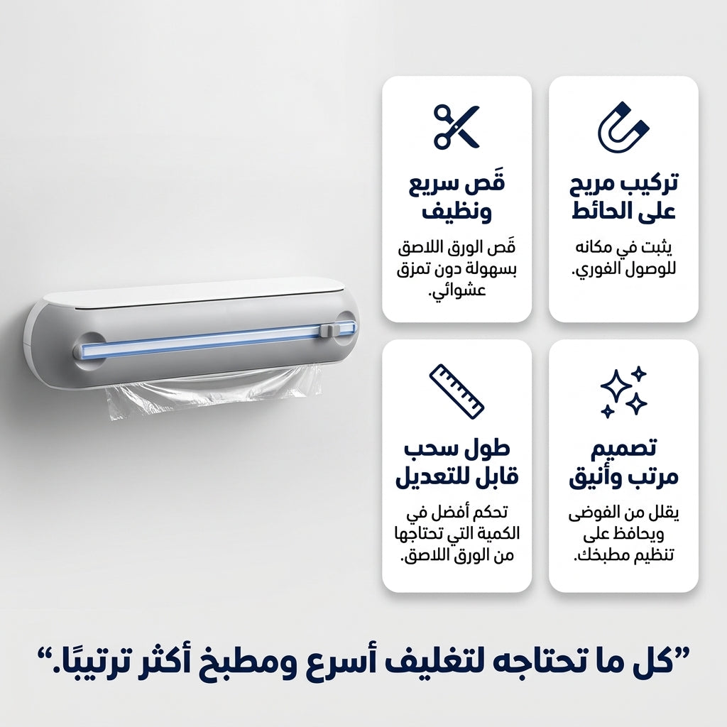 موزع الاوراق المطبخية