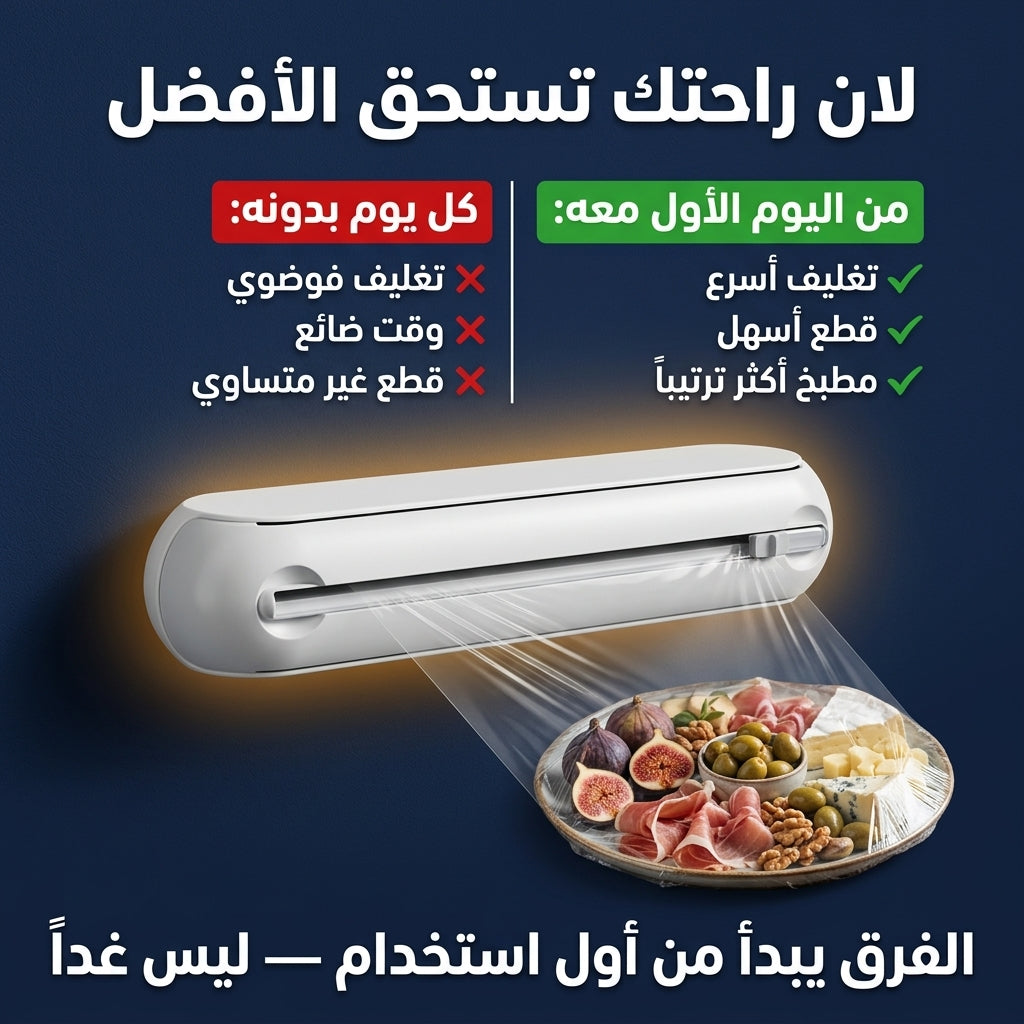 موزع الاوراق المطبخية