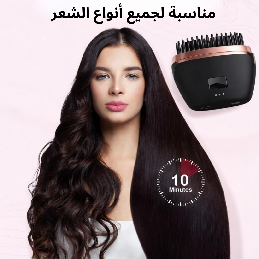 فرشاة تمليس الشعر 2 في 1