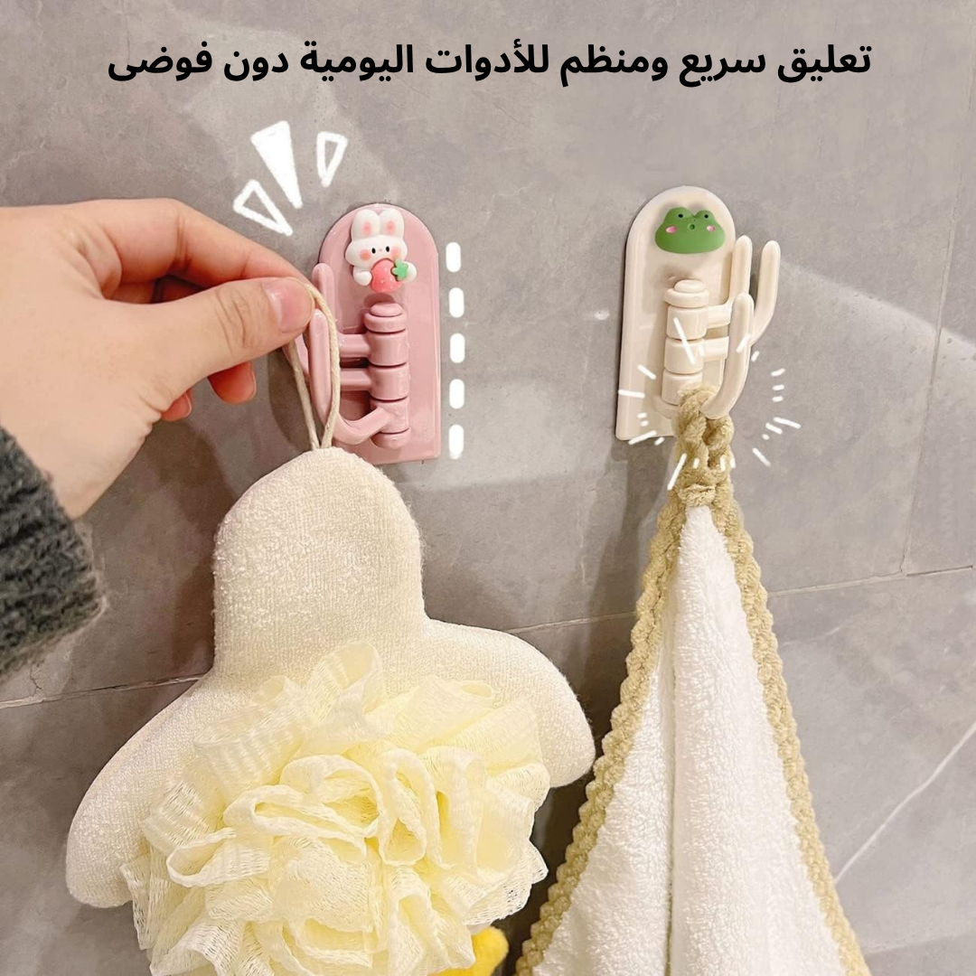 خطافات لاصقة برسومات كرتونية
