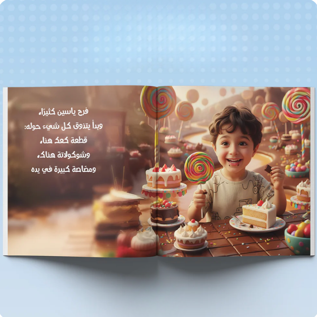 يــاسين في أرض الــحلوى
