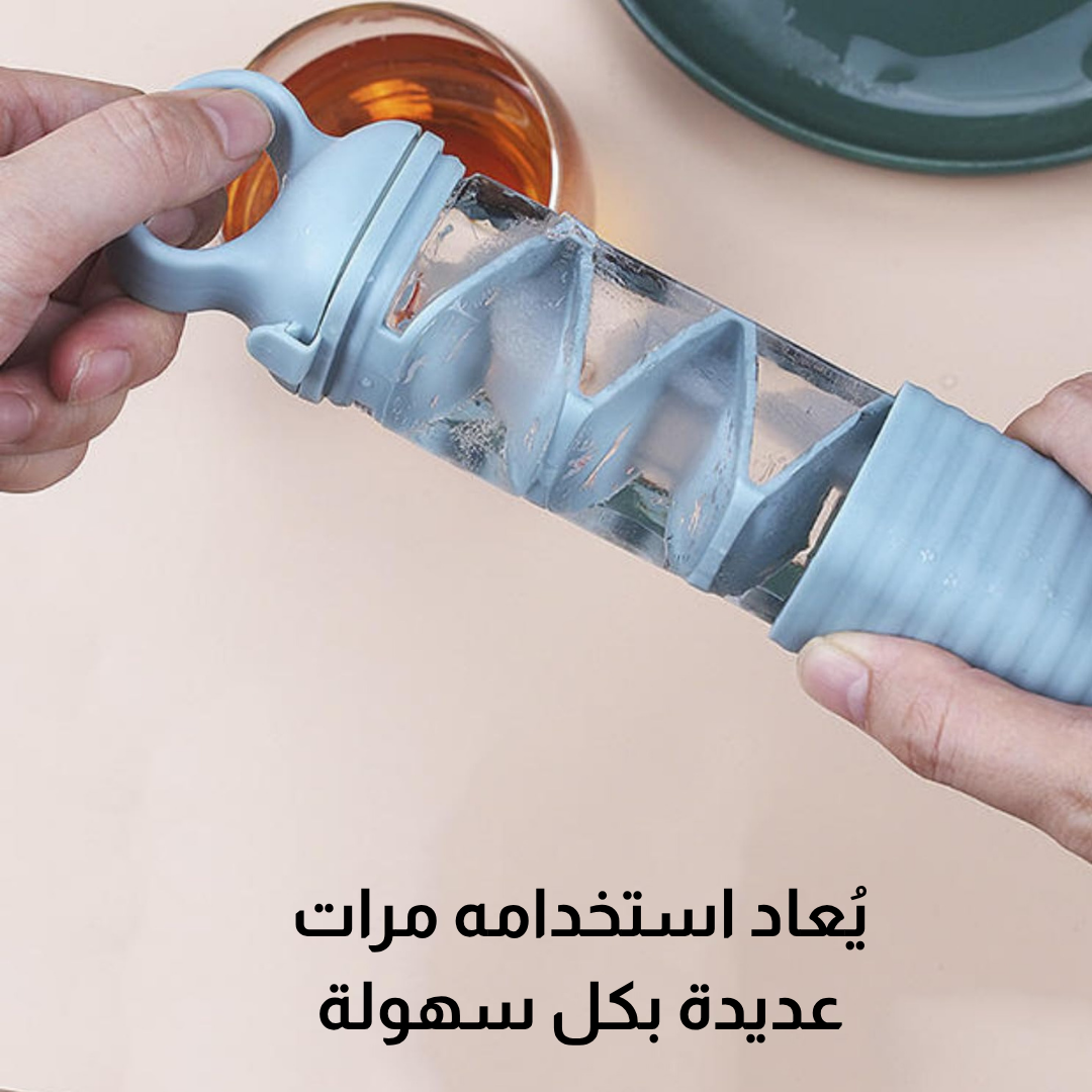 قالب مكعبات ثلج حلزوني من السيليكون