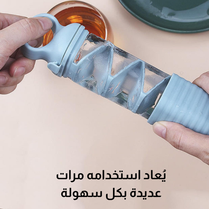 قالب مكعبات ثلج حلزوني من السيليكون