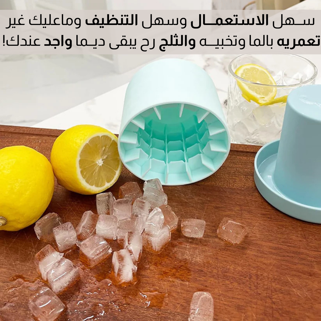 قالب صنع مكعبات الثلج من السيليكون