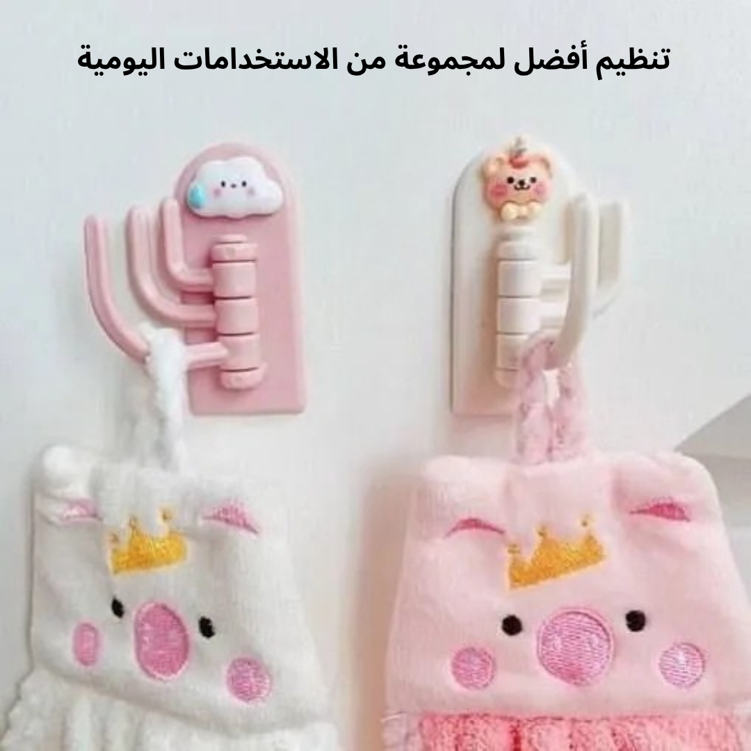 خطافات لاصقة برسومات كرتونية