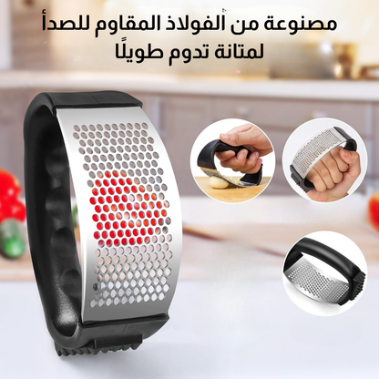 مفرمة ثوم من الفولاذ المقاوم للصدأ