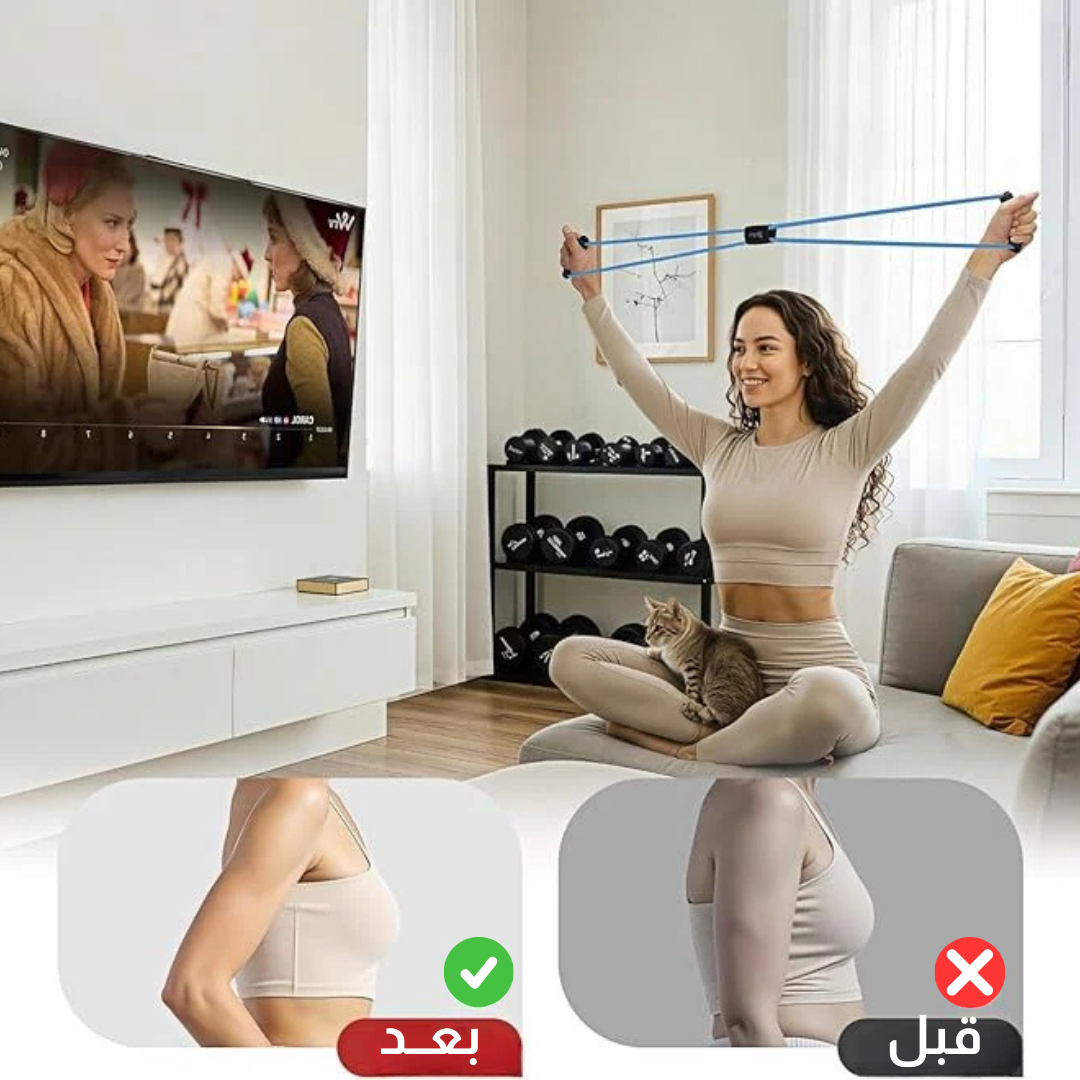 حبال المقاومة للتمارين الرياضية