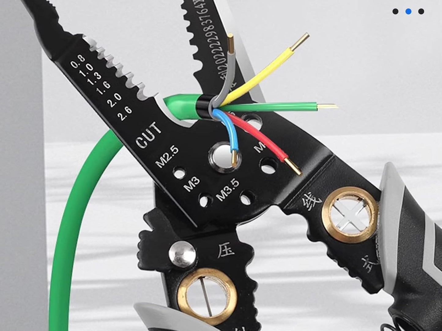 أداة تجريد الأسلاك متعددة الوظائف  9 في 1