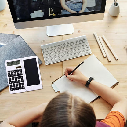 آلة حاسبة مع جهاز لوحي 2 في 1