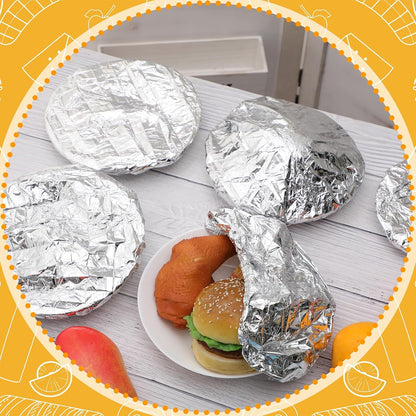 اغطية طعام من الالمنيوم - 20 قطعة