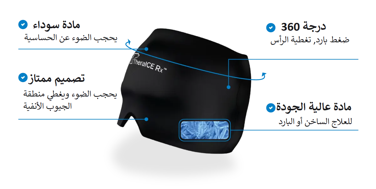 قبعة تخفيف الشقيقة والصداع