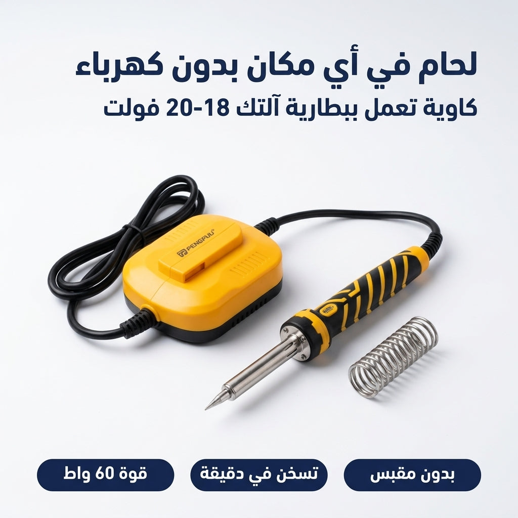 كاوية لحام لاسلكية على بطارية 18-20 فولت