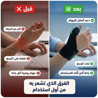 مشد الابهام و المعصم
