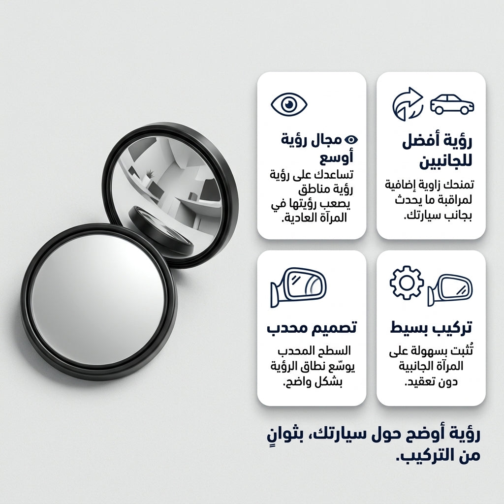 مرأاة توسيع مال الرؤية للسيارة