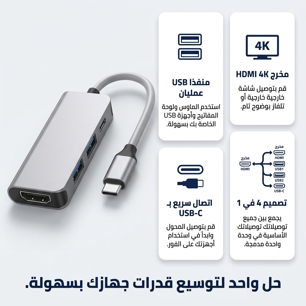 محول مدخل تايب سي