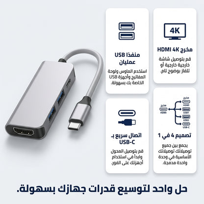 محول مدخل تايب سي