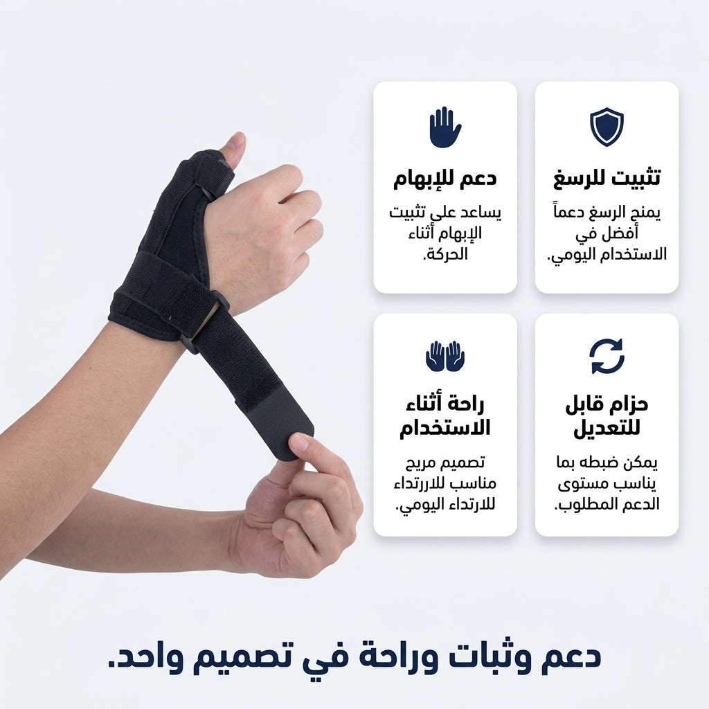 مشد الابهام و المعصم