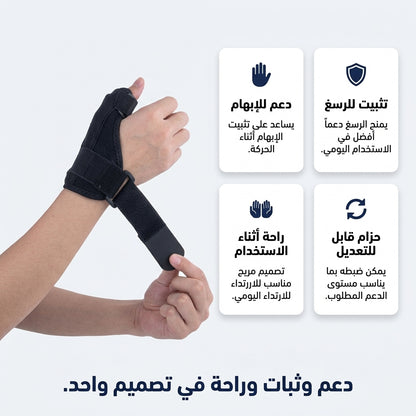 مشد الابهام و المعصم