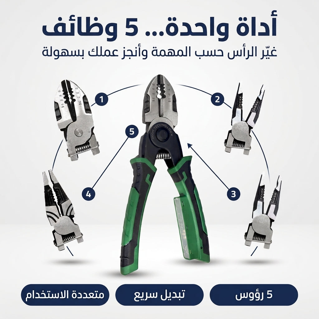 مقبض يدوي متعدد الرؤوس