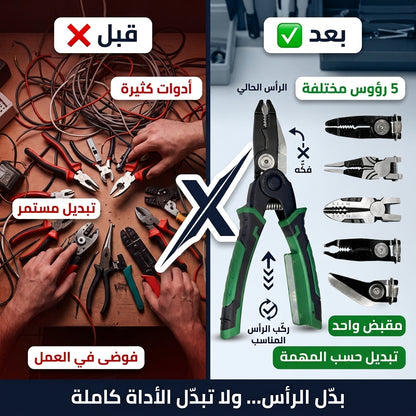 مقبض يدوي متعدد الرؤوس