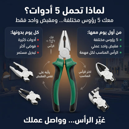 مقبض يدوي متعدد الرؤوس