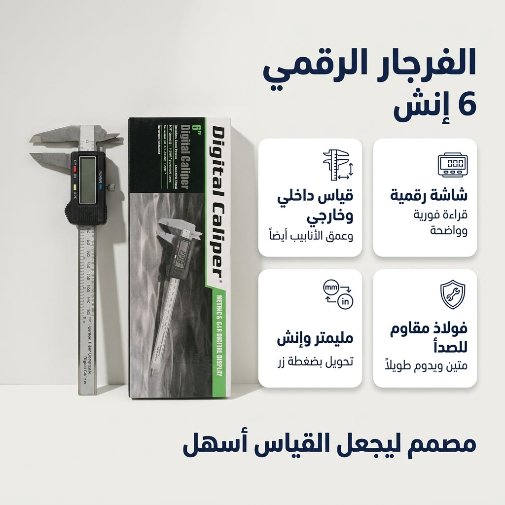 بيد كوليس رقمي ستانلس