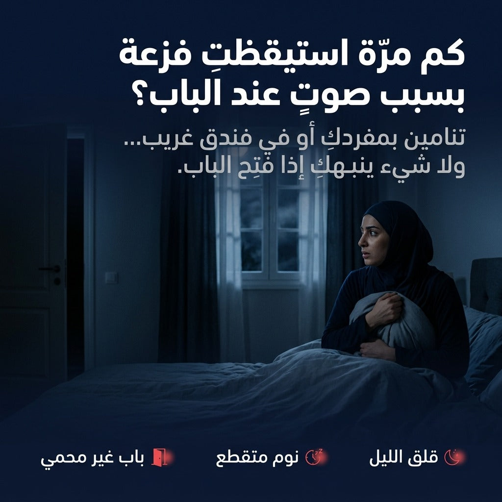 جهاز إنذار تحت الباب 120 ديسيبل – يصوني و يحبس الباب
