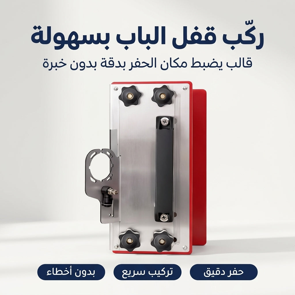 قالب تركيب قفل الباب