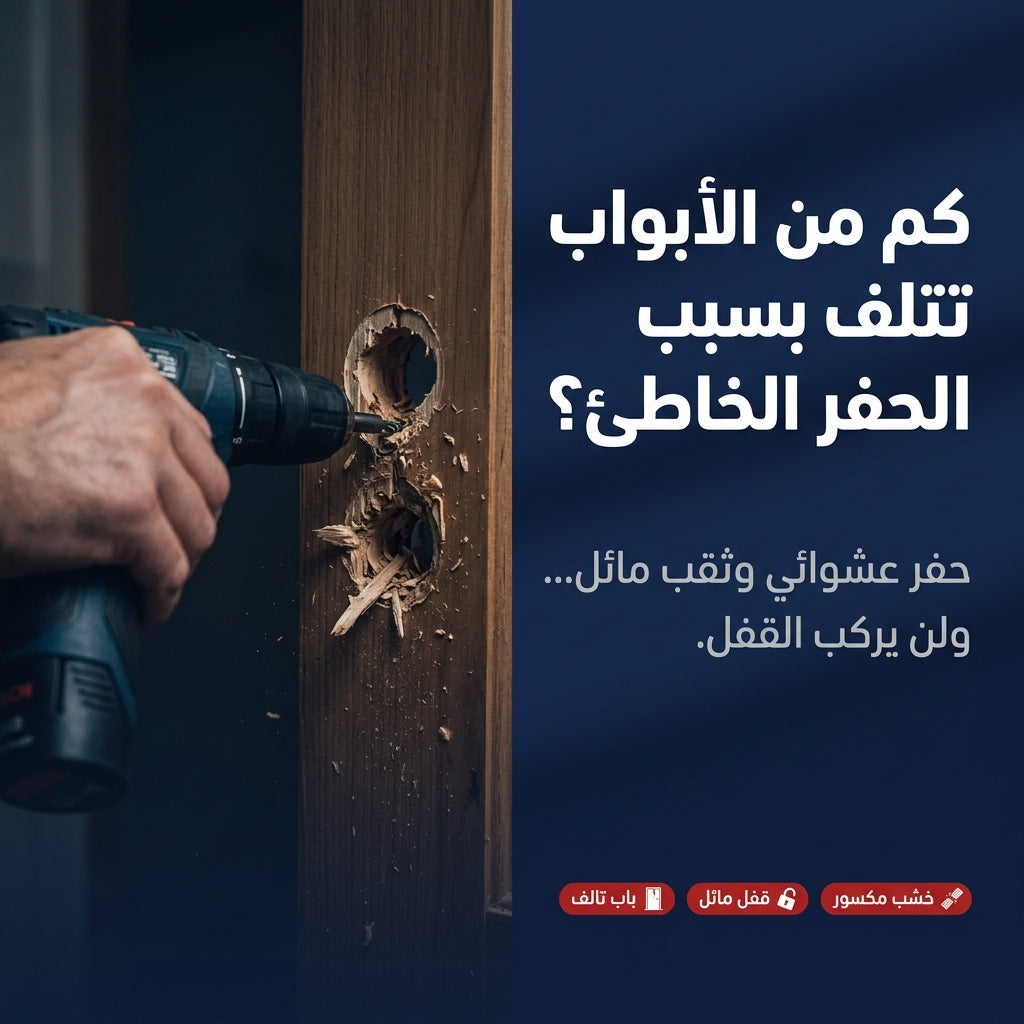 قالب تركيب قفل الباب