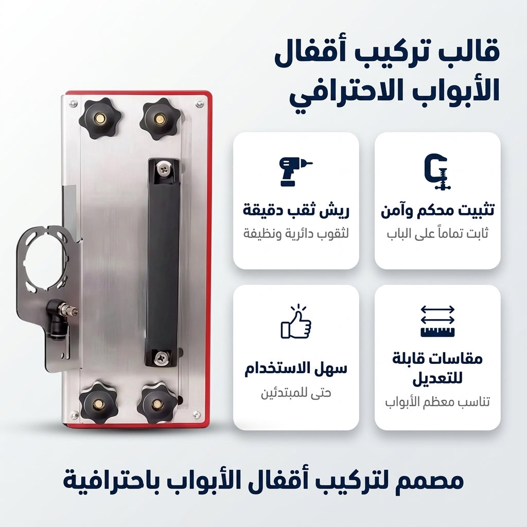 قالب تركيب قفل الباب
