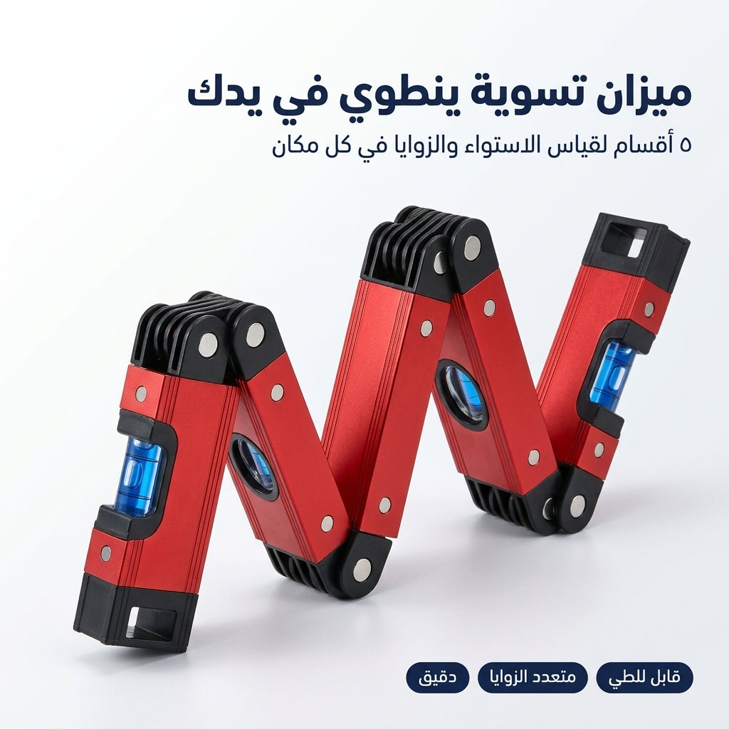 ميزان ماء قابل للطي متعدد الزوايا