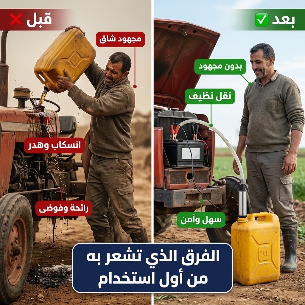 مضخة غازوال كهربائية 12V