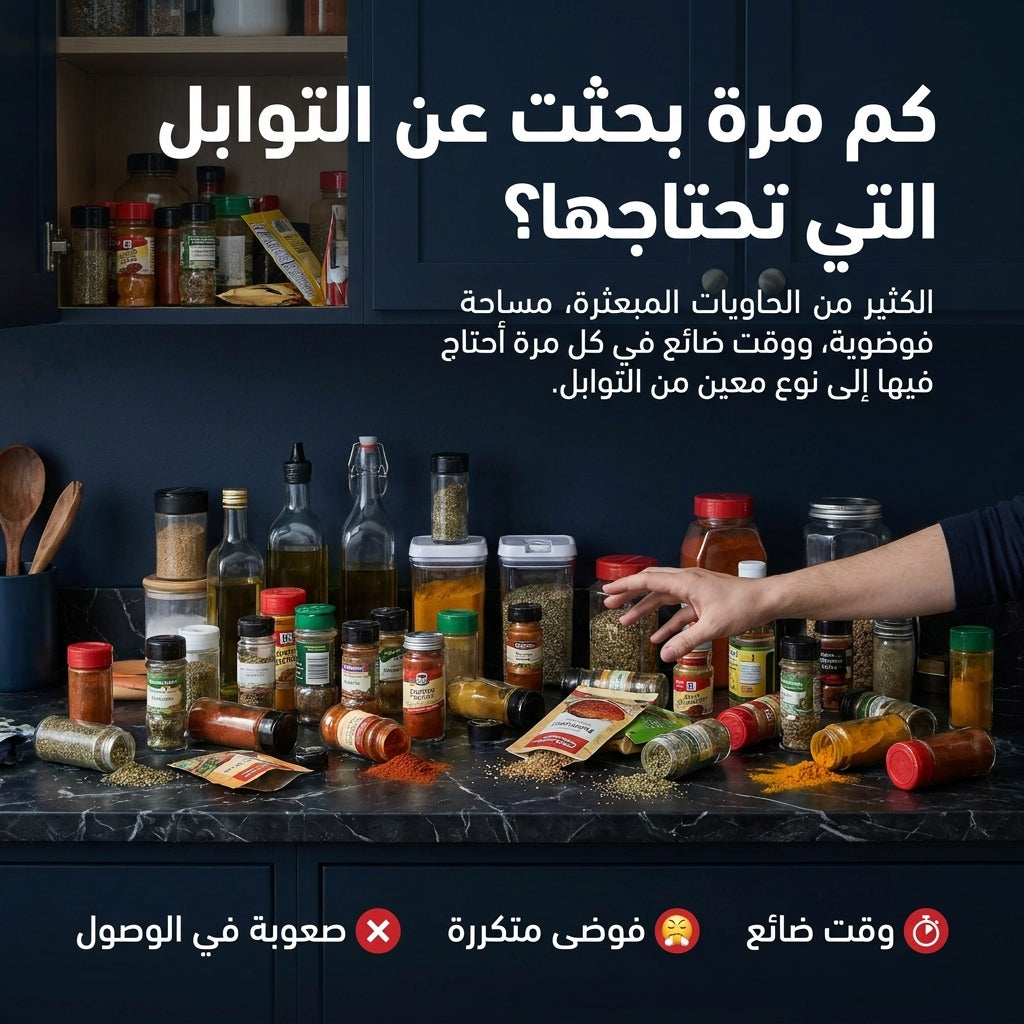 حامل التوابل الدوار