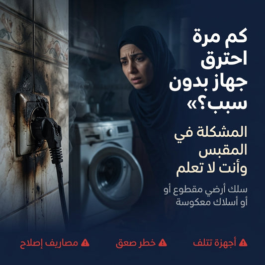 جهاز فحص المقبس الكهربائي بالشاشة