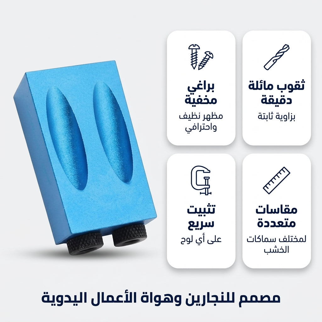 قالب البراغي المخفية للنجارة
