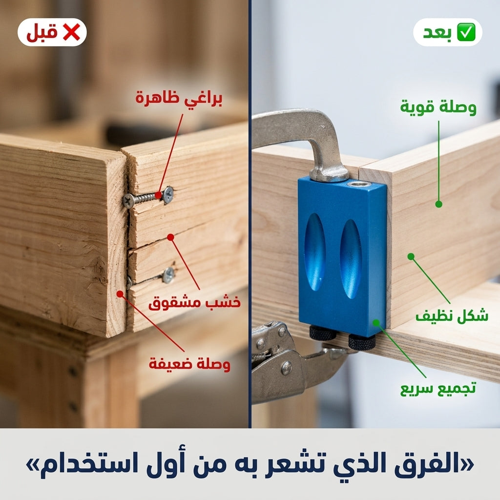 قالب البراغي المخفية للنجارة