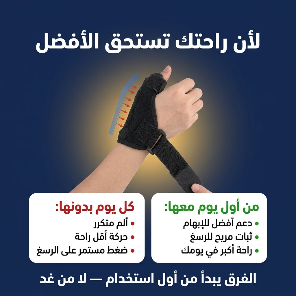 مشد الابهام و المعصم
