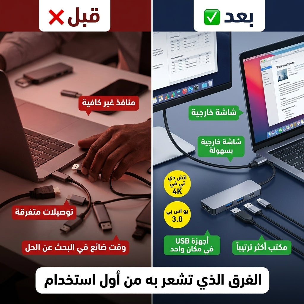 محول مدخل تايب سي