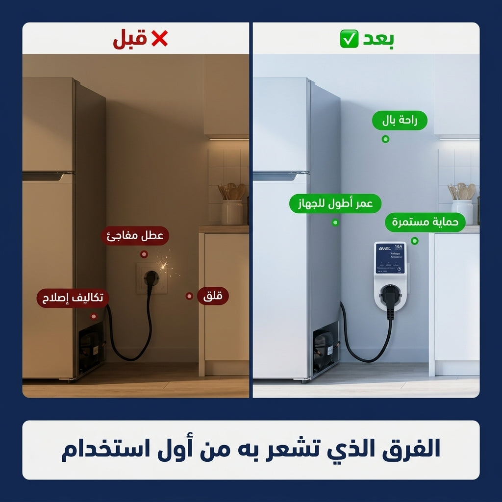 جهاز حماية الثلاجة من انقطاع الكهرباء
