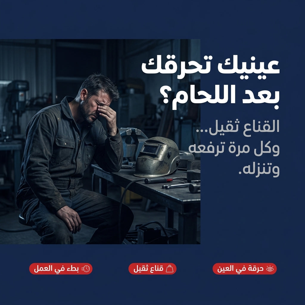 نظارات لحام تعتم تلقائيا بالطاقة الشمسية