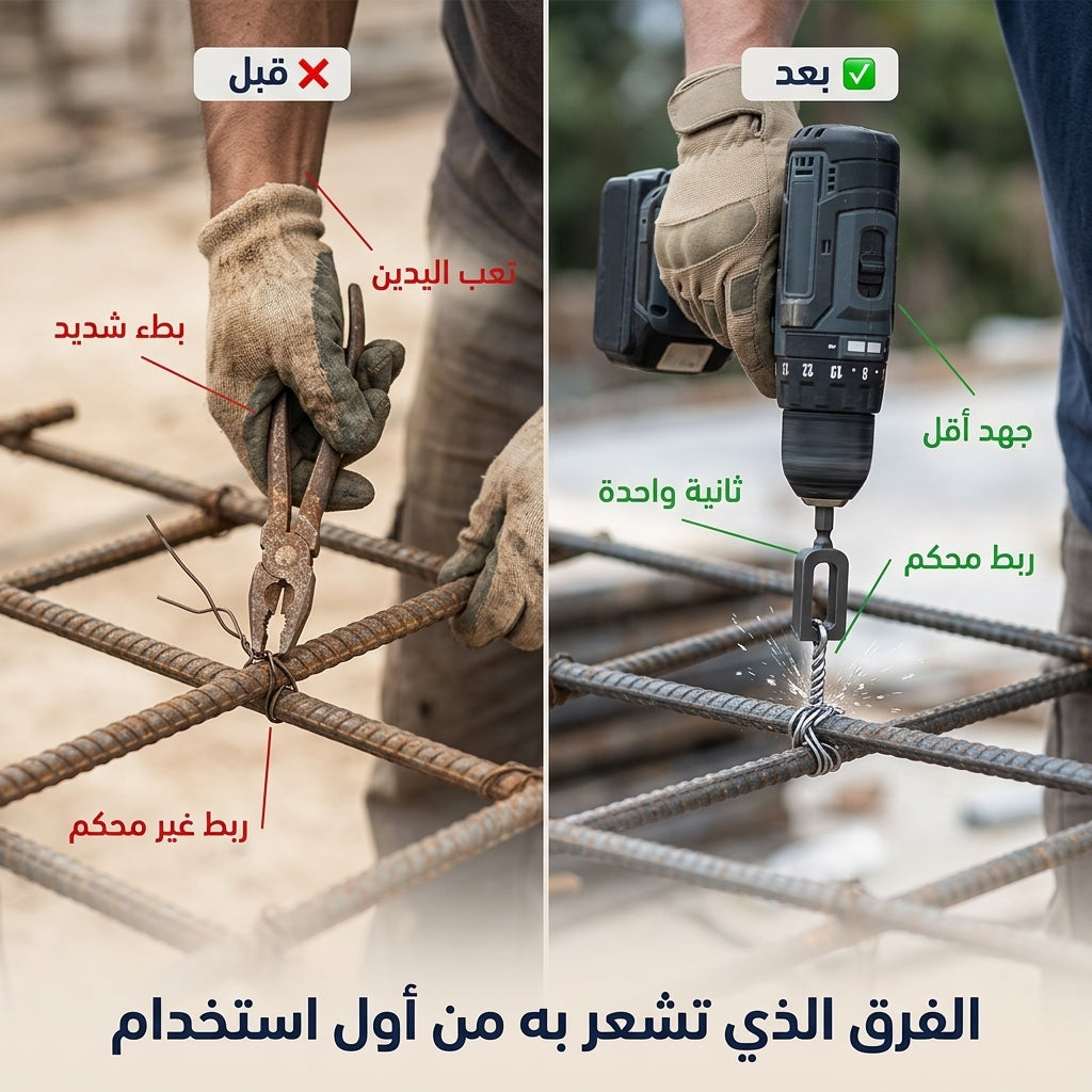 أداة ربط سلك الحديد بالفيسوز — زوج