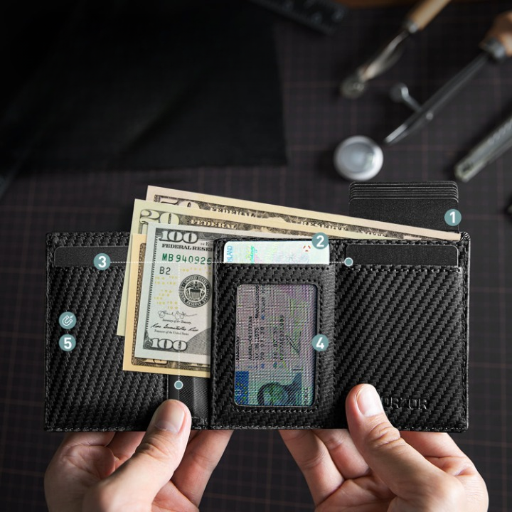 محفظة البطاقات و النقود العصرية