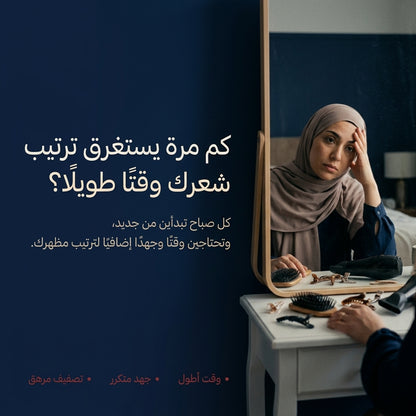 فرشاة فرد الشعر اللاسلكية المصغّرة