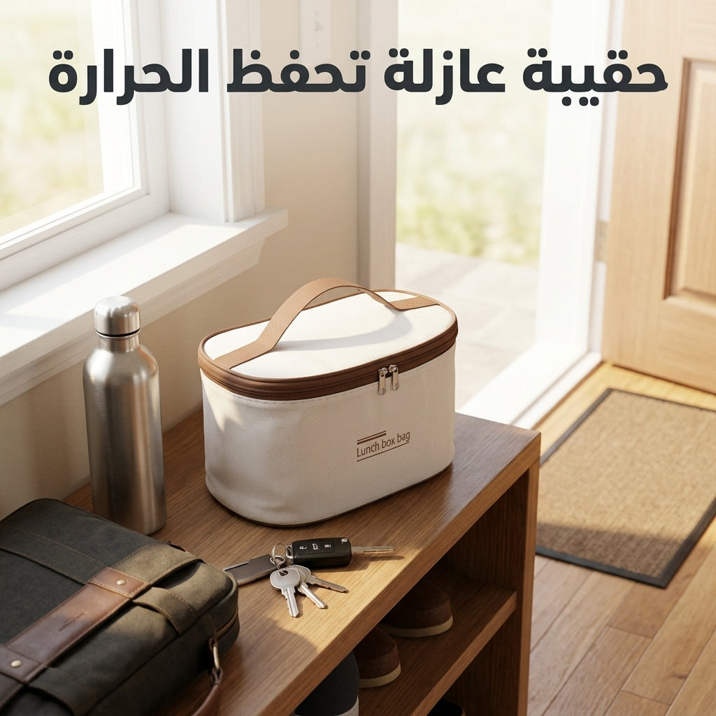 علبة غداء حرارية بأربع حافظات