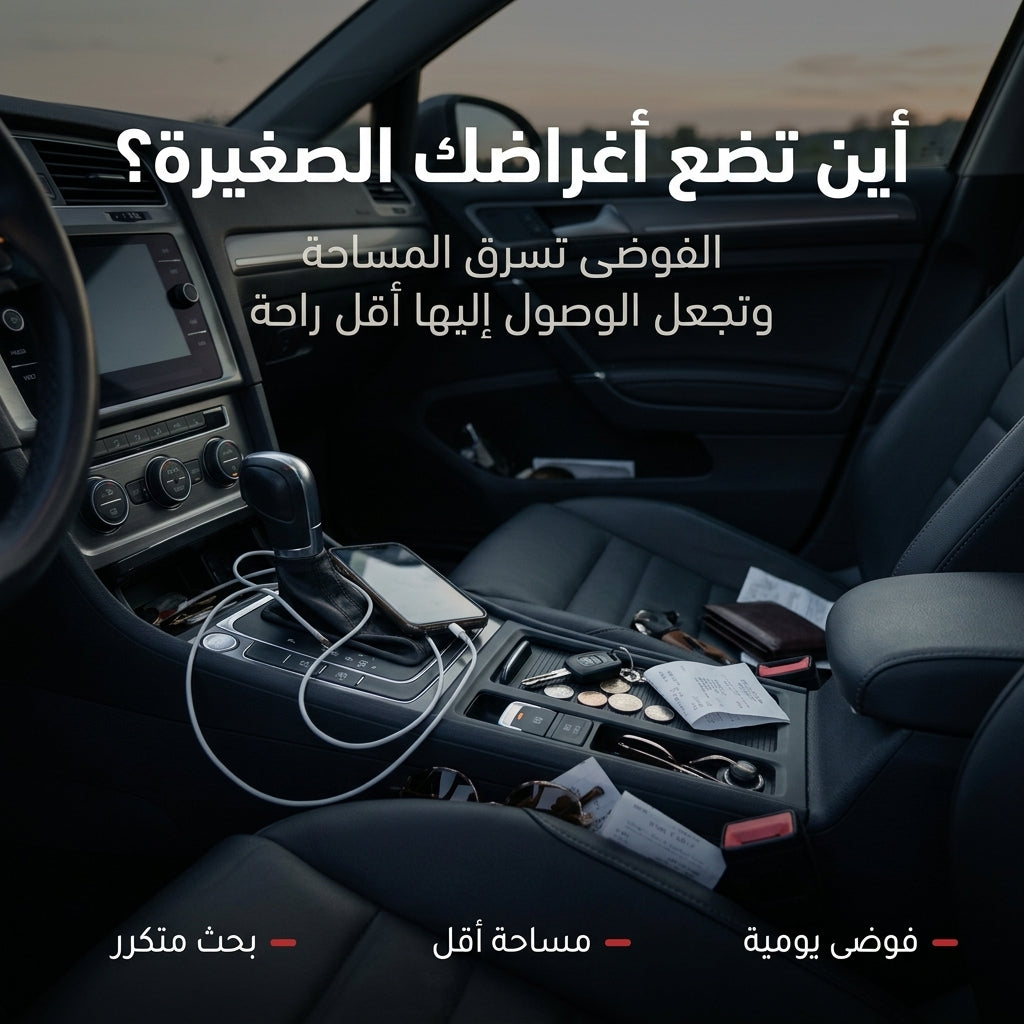 منظّم الفراغ بين مقاعد السيارة