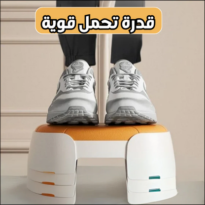 كرسي بلاستيكي قابل للتكديس ومضاد للانزلاق( 2 قطع )