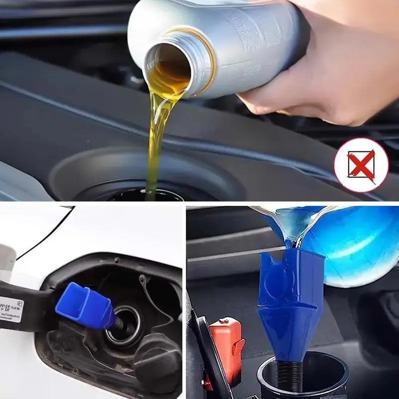 قمع الزيت البلاستيكي